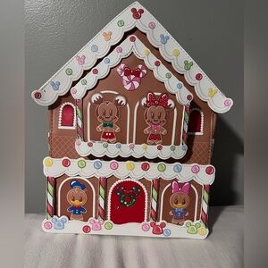 Disney Loungefly Christmas Holiday Gingerbread House Backpack Mickey Minnie